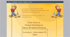 Desktop Screenshot of greatpumpkinfestival.org